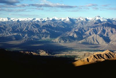 Aerial view of landscape