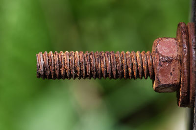 Close-up of rusty metal