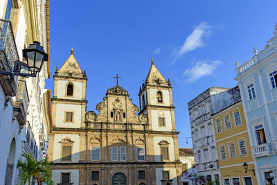 Old and historic church located in the central square of the pelourinho district in salvador, bahia