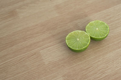 Close-up of fruit on wood