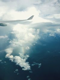 Aerial view of cloudscape