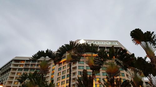 Low angle view of building against sky