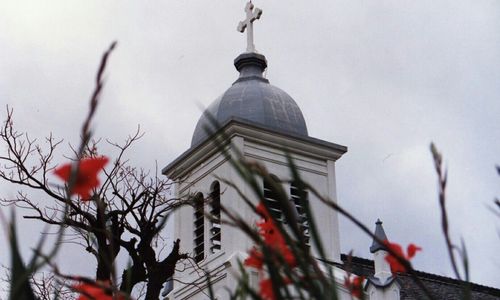 Low angle view of temple