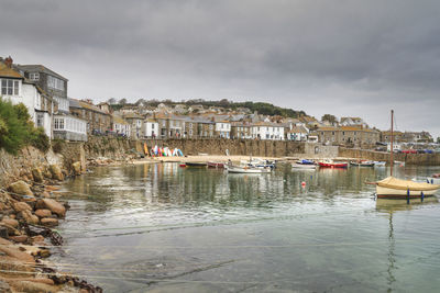 Boats in sea