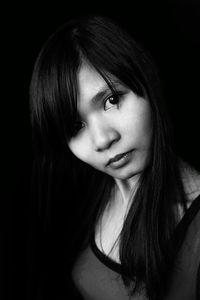 Portrait of young woman