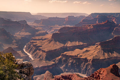 Scenic view of dramatic landscape