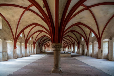 View into the monk's dormitory, eberbach abbey.