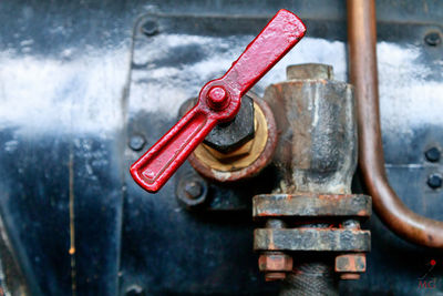 Close-up of rusty metal