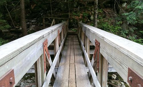 Footbridge over trees