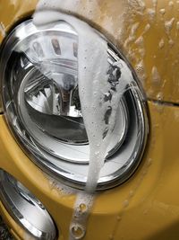 Full frame shot of yellow car