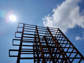 Low angle view of building against sky