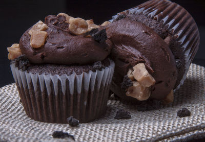 Close-up of chocolate cake