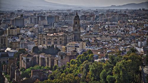 Aerial view of a city