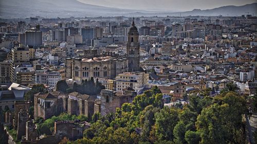 Aerial view of a city