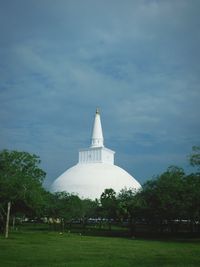 View of temple against sky