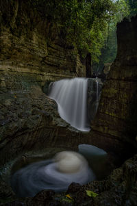 Waterfall in forest