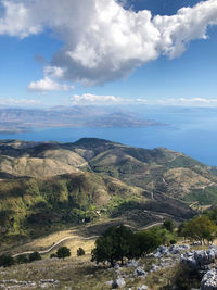 Scenic view of landscape against sky