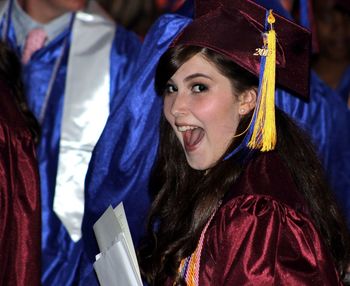 Portrait of a happy student at graduation