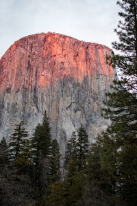 Panoramic view of rock formations