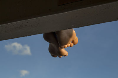 Close-up low angle view of blue sky