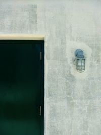 Close-up of window on wall