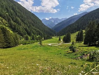 Scenic view of landscape against sky