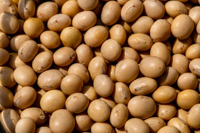 Close up soybeans background top view using for your advertising