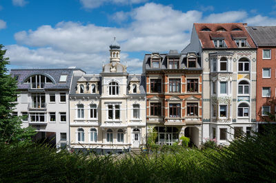 Low angle view of historic building