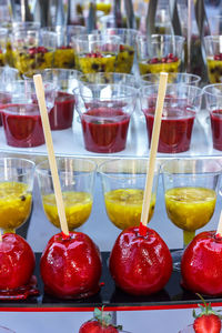 Close-up of sweet food on table