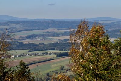 Scenic view of landscape against sky