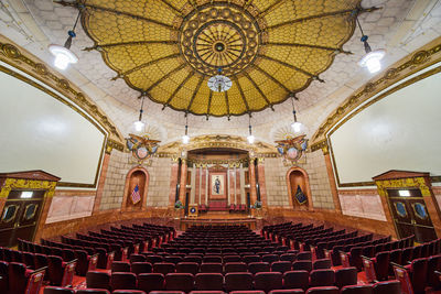 Low angle view of ceiling