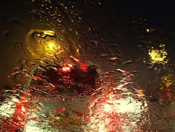 Full frame shot of illuminated christmas lights