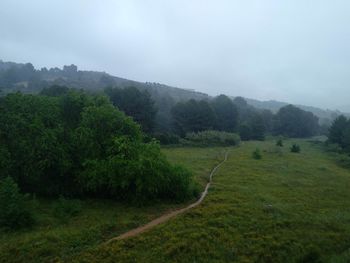 Scenic view of landscape against sky