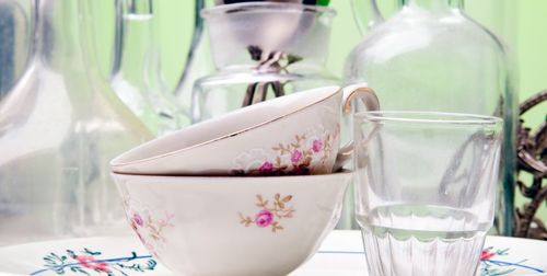 Close-up of drink on table