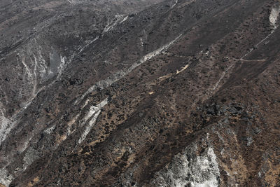 Full frame shot of cracked rock