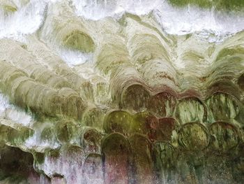 Full frame shot of rocks in water