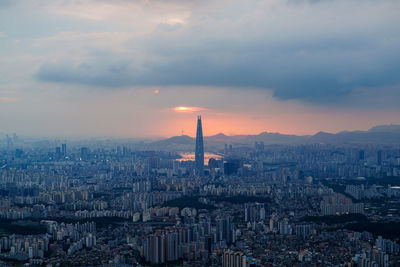 Cityscape against sky