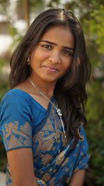 Portrait of a smiling young woman