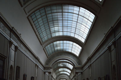 Low angle view of ceiling