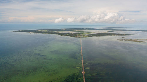 Islands in the north of sri lanka connected by a road. jaffna.