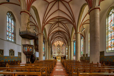 Interior of church