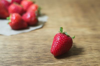 Close-up of strawberries