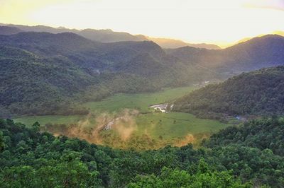 Scenic view of mountains