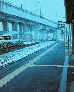 Train on railroad track