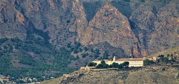Scenic view of rocky mountains