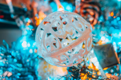 Close-up of christmas decoration