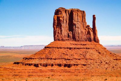 Rock formations in a desert