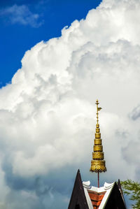 Clouds over buddhist temple