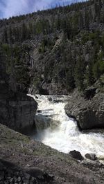 Rocks in stream