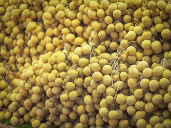 Full frame shot of fruits for sale at market stall